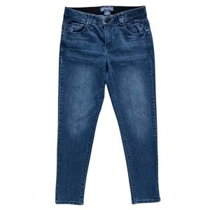 Democracy "Ab Solution" Stretch Skinny jeans Women's Sz 10P 10 Petite mid rise